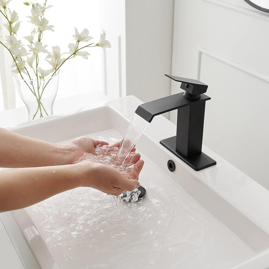 modern-matte-black-bathroom-sink-faucet-with-waterfall-spout-single-handle-single-hole-design-includes-supply-line-deck-plate-and-drain-03-modern-matte-black-bathroom-sink-faucet-with-water-3.jpg