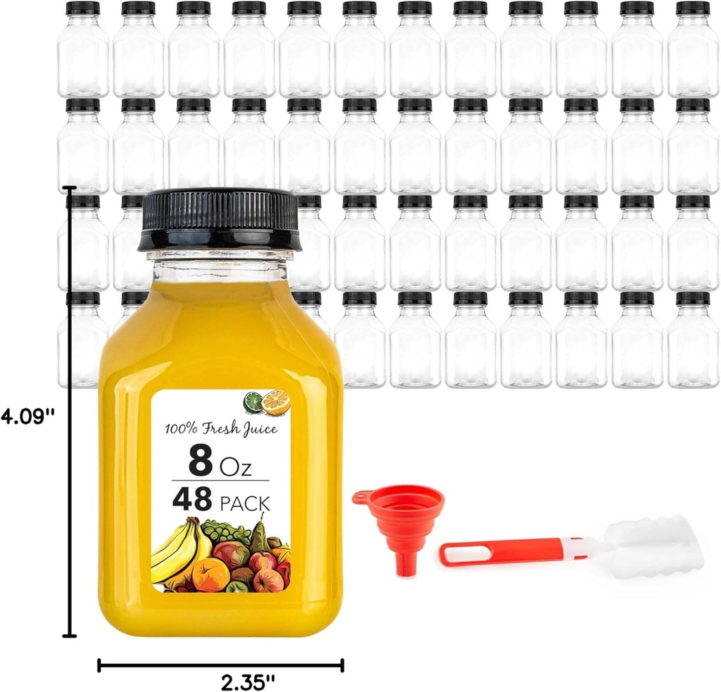 stock-your-home-8-oz-reusable-plastic-juice-bottles-with-caps-48-pack-drink-containers-for-juicing-mini-fridge-juicer-shots-small-water-bottles-includes-labels-brush-funnel-08-stock-your-home-8-oz-reusable-plastic-juice-bottle-8.jpg