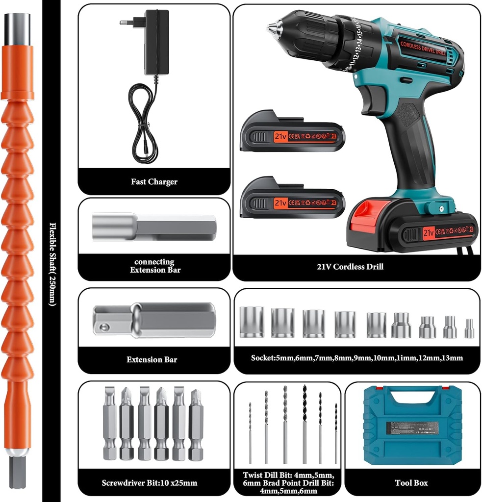 21v-cordless-drill-set-with-2-batteries-charger-electric-power-drill-with-keyless-chuck-25-3-clutch-work-light-max-torque-45nm-2-speed-06-21v-cordless-drill-set-with-2-batteries-charger-el-6.jpg