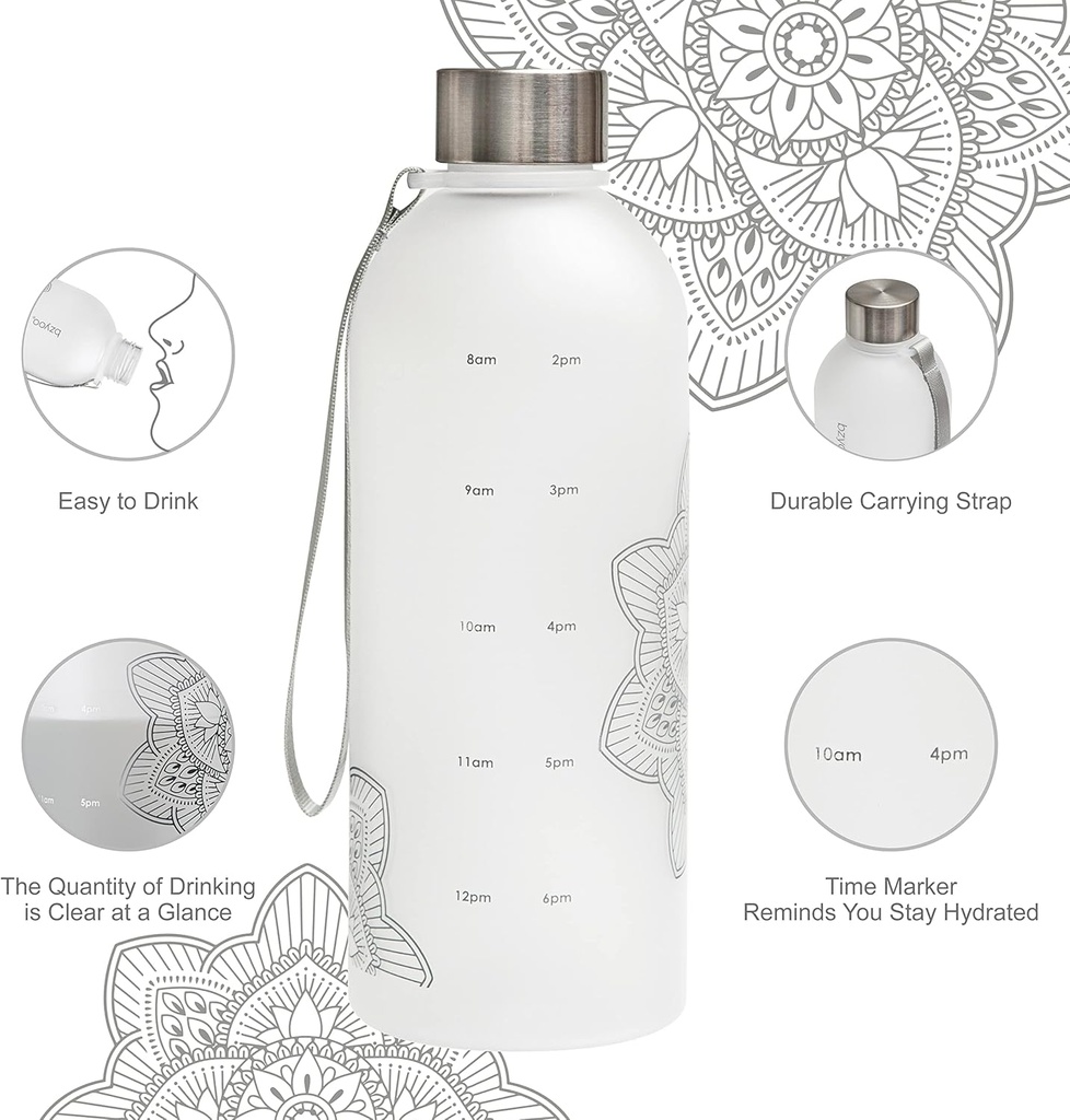 bzyoo-32oz-1l-time-marker-water-bottle-with-strap-frosted-durable-plastic-reusable-clear-bottle-with-drink-time-markings-for-daily-hydration-bpa-free-silver-05-bzyoo-32oz-1l-time-marker-water-bottle-with-strap--5.jpg