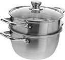 Stainless Steel Multi Cooker with Steamer, Boiler, Hot Chocolate, and Garment Steamer Functions