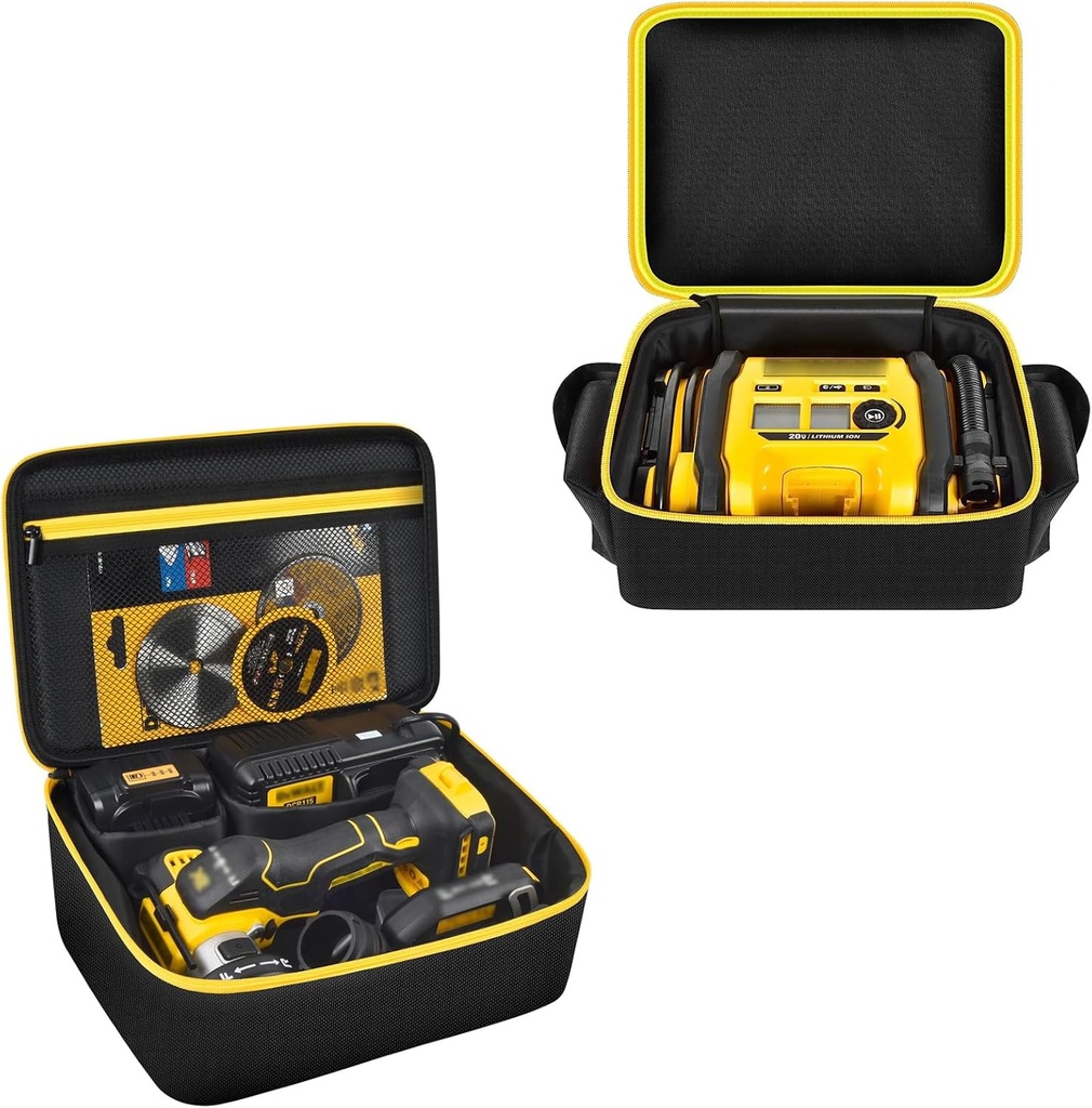 Tanmqin Air Compressor Bag Case for DEWALT 20V MAX Tire Inflator and Cut Off Tool