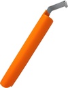 7" Orange Vinyl Siding Removal Tool with Extra Long Anti-Skid Handle Steel - Install and Repair Vinyl Sidings Without Damage