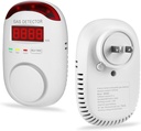 Natural Gas and Propane Plug-In Detectors for Home, RV, and Kitchen - Combustible Gas Leak Monitor for LNG and LPG