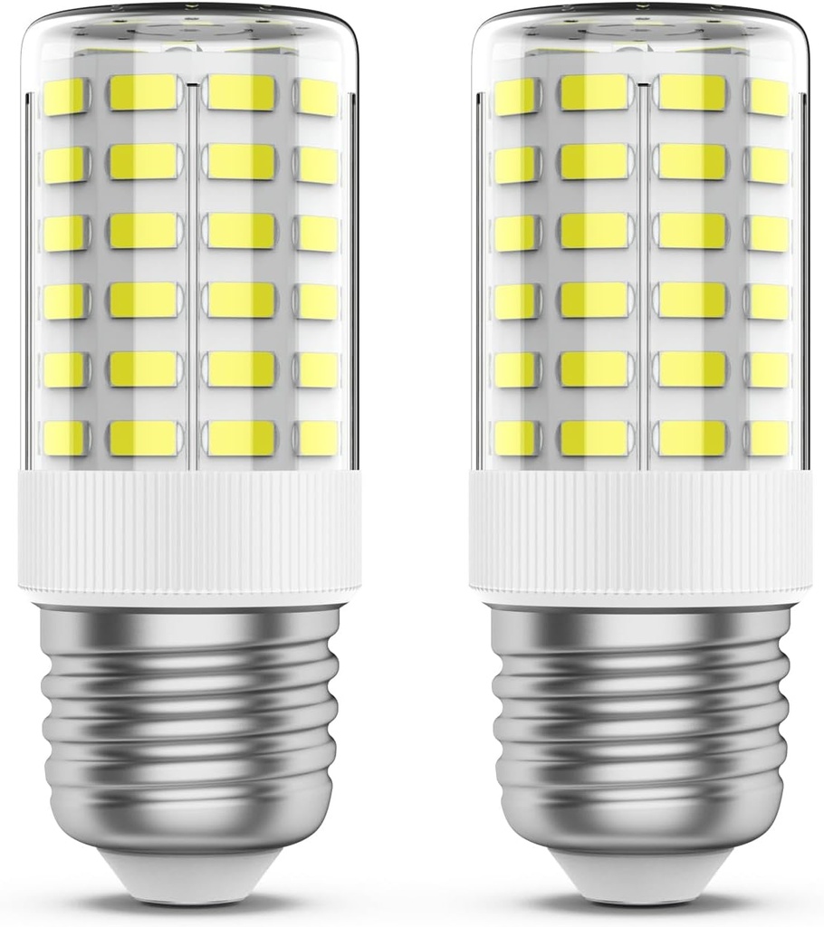 2-Pack LED Refrigerator Bulb (80W Equivalent) - W11216993 Replacement for Suiyueshentou KEI D34L, 5304511738, AP6278388 - E26 Appliance Bulb 85V-265V - Daylight White