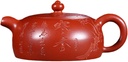 Handmade Yixing Zisha Raw Mine Cast Iron Teapot - 170ml Plum Design