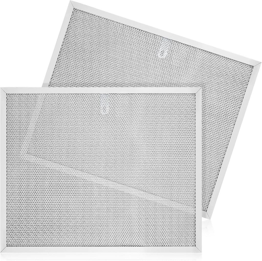 2-Pack Freeboy BPS1FA30 Aluminum Range Hood Filter for 30-Inch Broan Nutone Allure QS1 WS1 - 5-Layer Replacement Filters 11-3/4"X14-1/4"X3/8" - 99010299