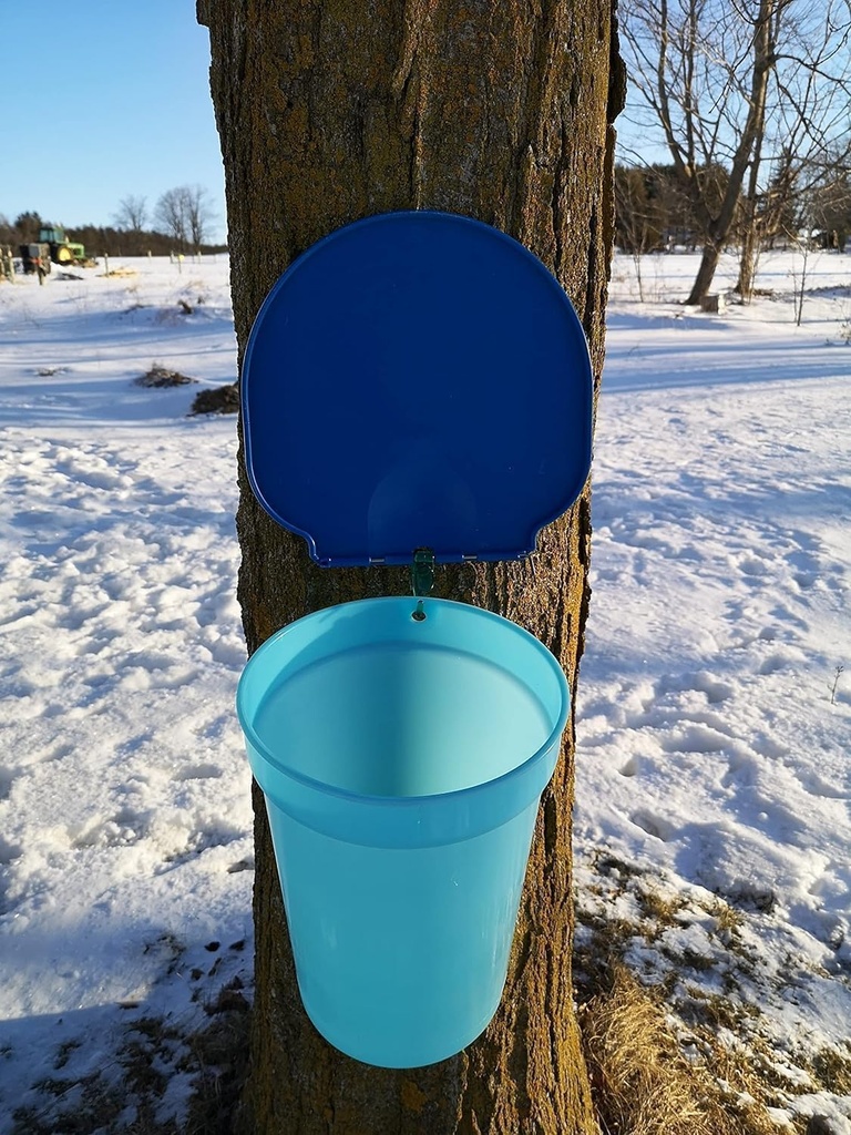 Maple Syrup Tapping Kit with 2 Gallon Buckets, Bucket Lids, and 10 Tree Saver Spiles/Spouts