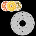 Round Dehydrator Sheets Non-Stick Mats for Fruit Meat Herbs 10.8in Parchment Liner - 200 Sheets