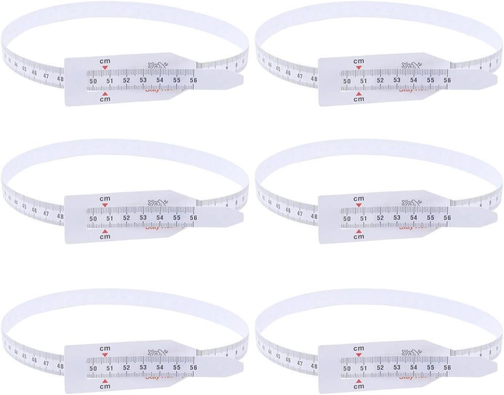 6pcs Infant Head Circumference Tape Ruler Set for Newborns - Baby Toddler Body Arm Measurement Tool