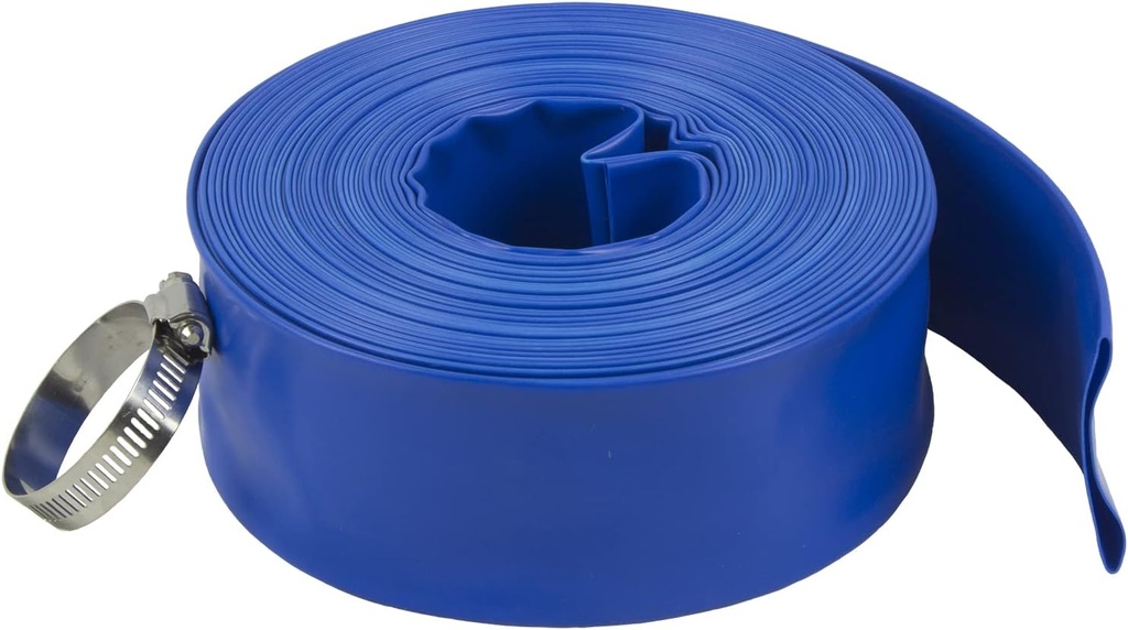 Heavy-Duty 1 1/2-Inch x 50-Feet Swimming Pool Backwash Hose by Poolmaster - Essential Collection