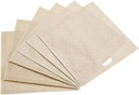 5-Pack X-Large Reusable Toaster Bag Sandwich Bags for Microwave Toasting - Non-Stick Fiberglass Bread Bag Bakery Accessories