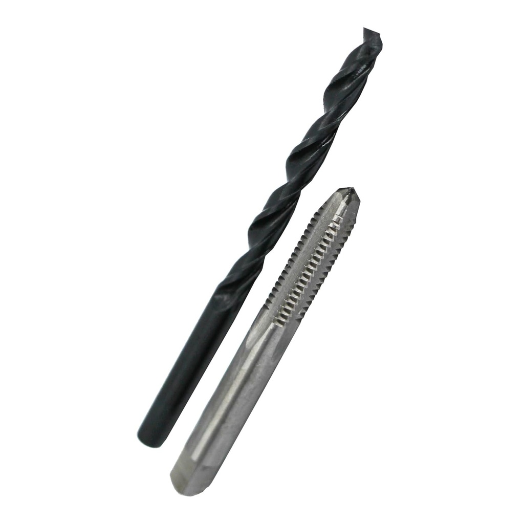 1/4"-20 Tap and #7 Drill Bit Kit by Drill America, POU Series - Complete Set for Precision Drilling