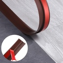 9.8ft Peel and Stick Floor Transition Strip for Carpet to Tile, Trim for Doorways Thresholds - Cover Heights Up to 5mm
