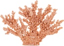 Desktop Coral Decor Resin Statue for Beach Theme Home Wedding Display - Artificial Faux Coral Sculpture in Yellow
