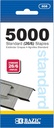BAZIC Staples Standard Size (26/6) 5000 Count Pack - Silver Color, 1-Pack, Stapler Refill Staples