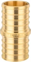 (200 Pack) EFIELD Pex Barb Crimp Brass Fittings 1-Inch x 1-Inch Straight Couplings - ASTM F1807, UPC Certified