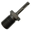 1-1/4"-7 Male to SDS Plus Core Drill Adapter for Core Bits by EDiamondTools - High Strength Heat-Treated Steel
