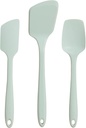 3-Piece Mint Silicone Utensil Set - Non-Stick, Heat Resistant, Dishwasher Safe - Kitchen Utensils for Baking - BPA/BPS Free