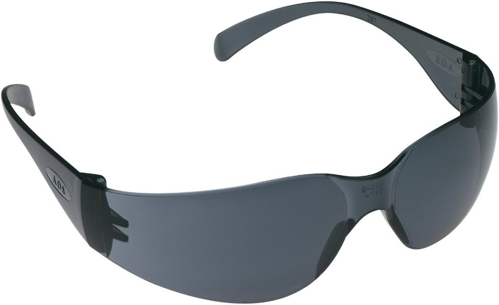 3M Tekk 11330 Virtua Anti-Fog Safety Glasses, Gray Frame with Gray Lens, 4-Pack for Protection