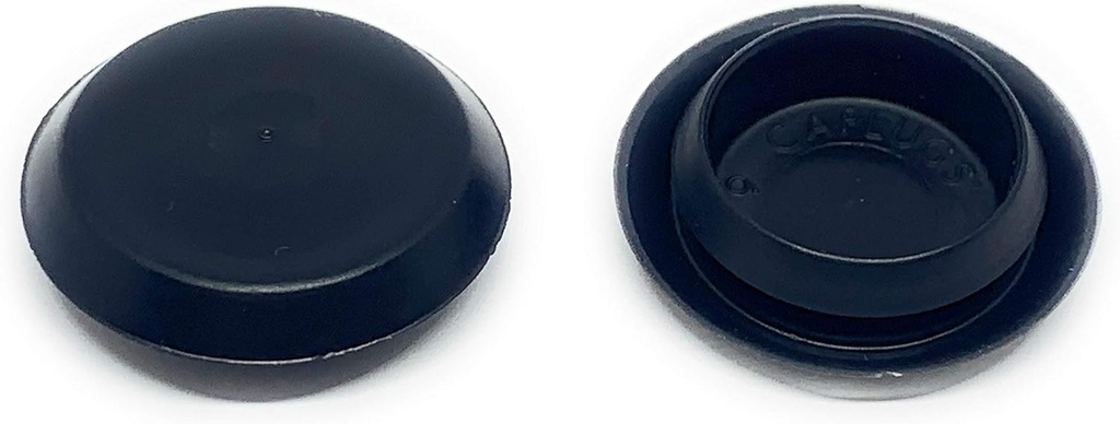 PDR 3/4" Flush Type Head Plugs for Sheet Metal 0.5-1.1mm, Hole Diameter .73-.76" (10 Pack, Black)