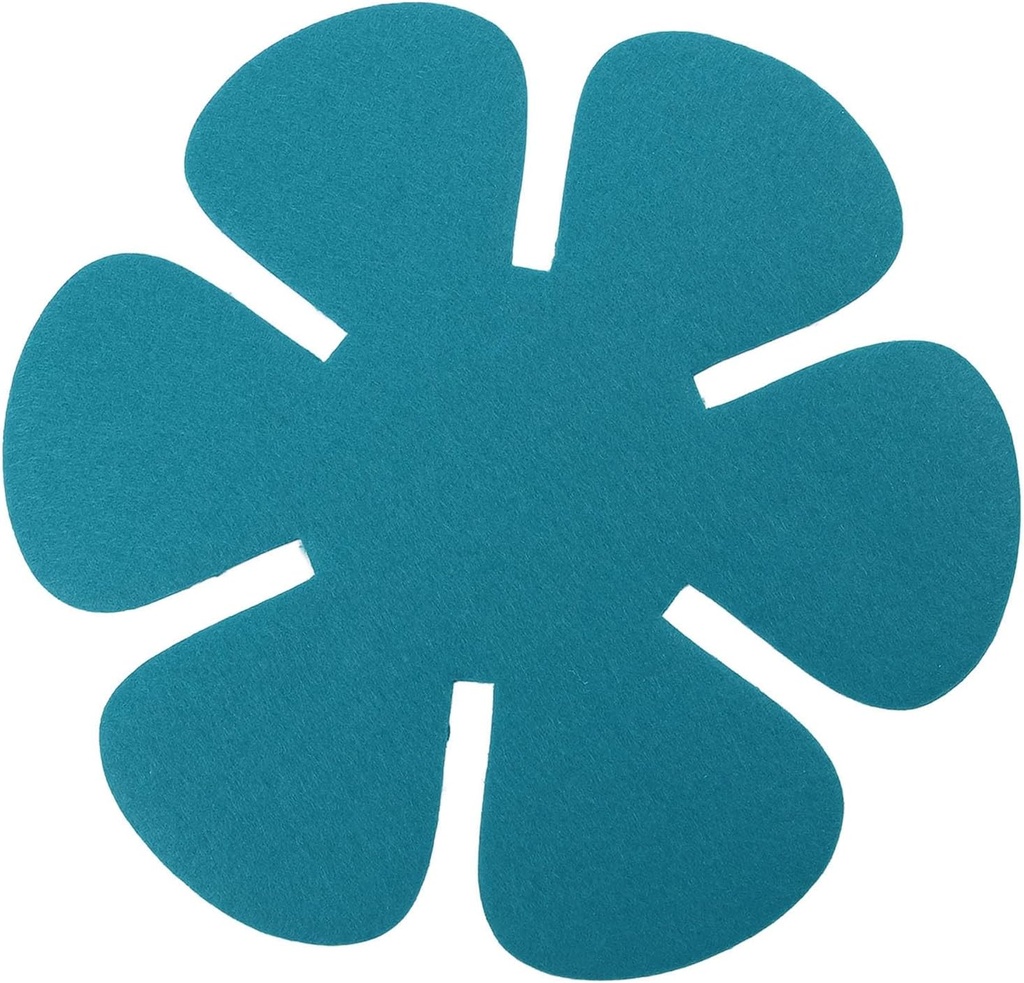 12Pcs Lake Blue Felt Pot Pan Protectors Set for Stacking Cookware Dividers Separators