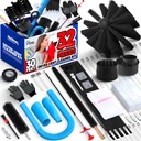 Holikme Dryer Vent Cleaner Kit with Brush, Vacuum Attachment, Lint Trap Brush & Adapters for Dryer Cleaning