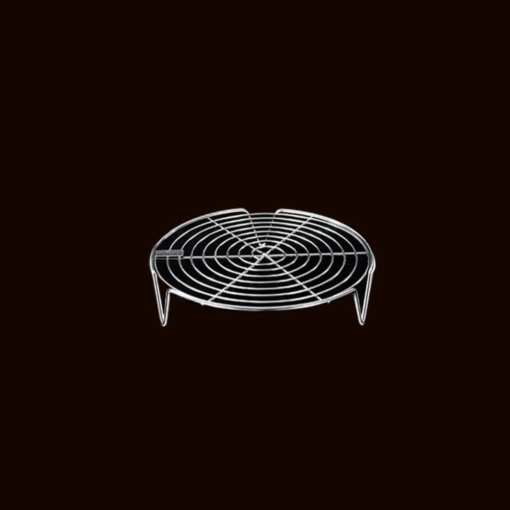 Stainless Steel Spiral Wire Cooling Rack for Cooking & Baking, Steamer Kettle Holder for Air Fryer & Cake Pan (22x7cm)