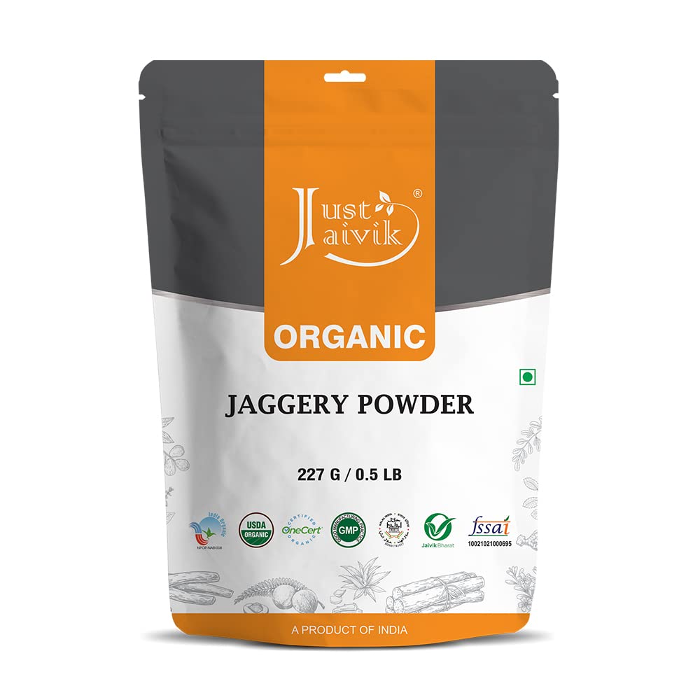 Pure and Natural Just Jaivik Organic Jaggery Powder - 227gm