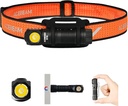 ACEBEAM H16 650 Lumens Rechargeable LED Headlamp with Clip - EDC AA Right Angle Flashlight - High CRI Neutral White 5000K