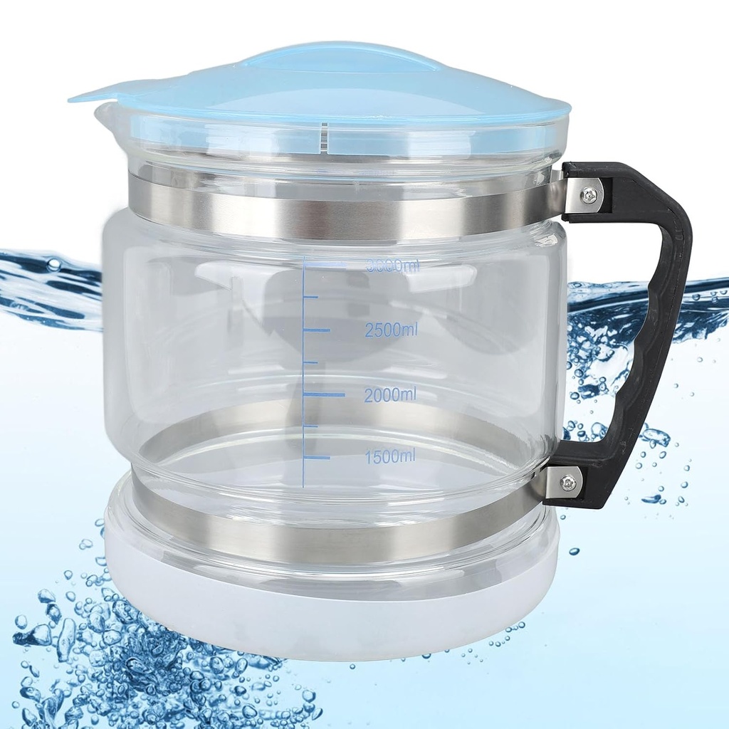 1 Gallon Glass Jar for Water Distiller - Replacement Collection Bottle for Home, Beauty, Countertop Distiller - 4L Water Canteen Pot