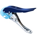 AGUZXTM Heavy Duty Single Hole Punch - Portable Hand Held Paper Puncher for Tags, Cards, and Cardboard - 8MM Blue Punch Size