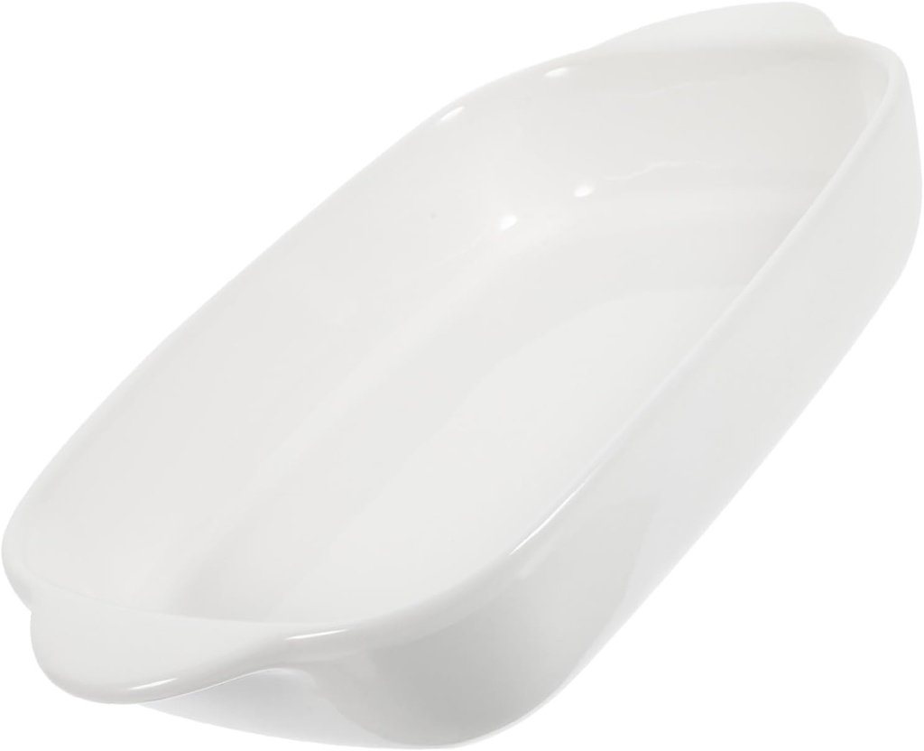 Versatile Double Handle Ceramic Baking Dish for Baking, Serving, and Roasting - Ideal for Casseroles, Salads, and Cheesy Dishes