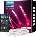 Smart WiFi RGB LED Strip Lights - 100ft, Alexa/Assistant Compatible, Music Sync, App Control - Ideal for Bedroom, Party, Living Room