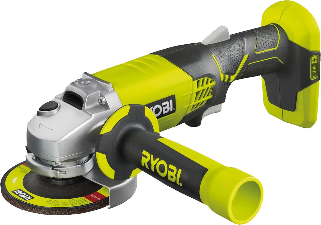 Ryobi 5133001903 R18AG-0 One+ Cordless Angle Grinder with Angled Design