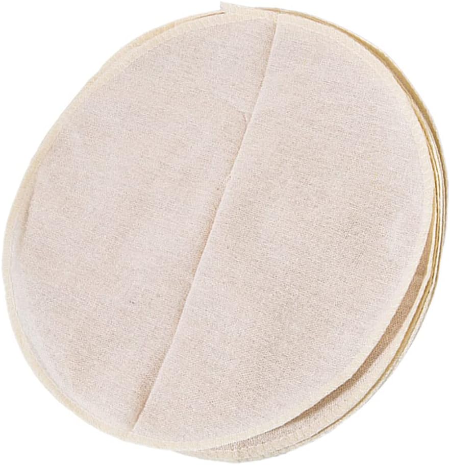20 Pack 32CM Cotton Steamer Basket Liners - Non-Stick Reusable Mesh Pads for Steaming and Baking - Breathable Cloth Filters for Steamed Buns