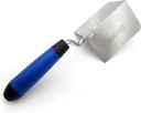 Stainless Steel Outside Corner Trowel with Soft Grip Handle - Top Drywall Tool for External Angles
