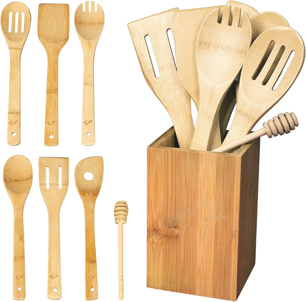 IGA Istanbul Gastronomi Atölyesi IGA - Bamboo Utensil Set with Peeler - Basic Bundle