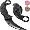 Sharp Tiger Claw Karambit Pocket Knife - Spring Assisted Folding Blade for Men - Ideal Combat Tool for Hunting, Military, Camping - EDC Self Defense Gift for Men - Birthday Present