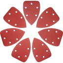 FRIMOONY Detail Sander Paper Set - 70 Sheets, 180-1000 Grits, Hook and Loop Backing, 5 Holes - Ideal for Sanding and Polishing