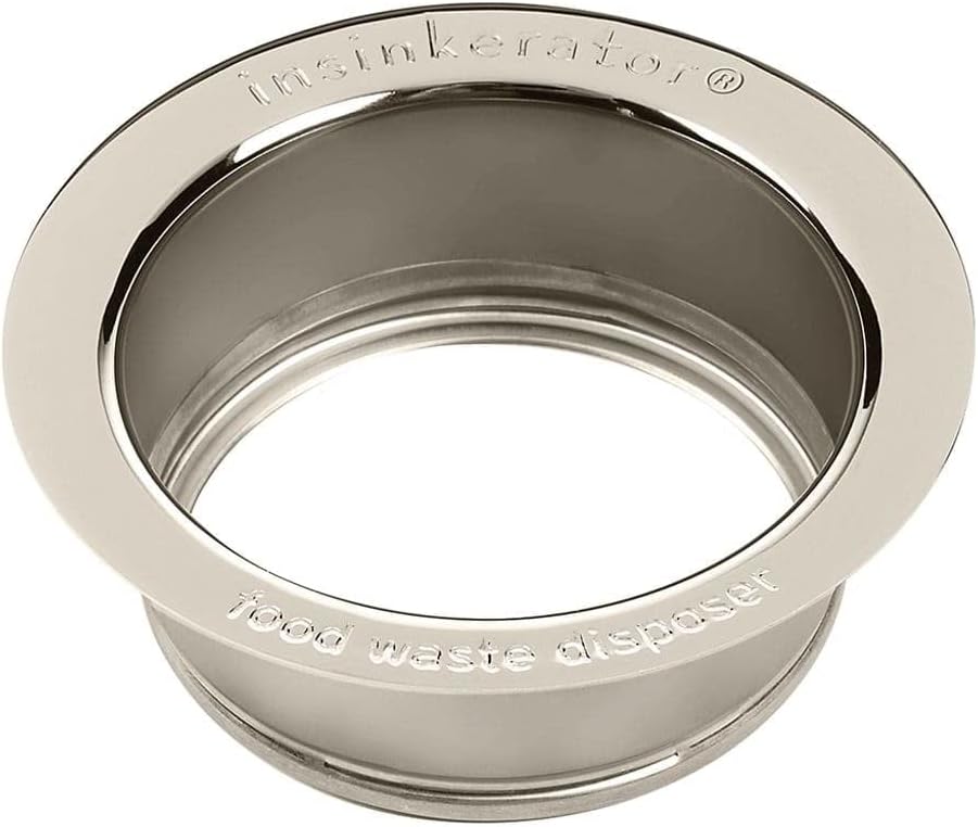 Polished Nickel Sink Flange for InSinkErator Disposal