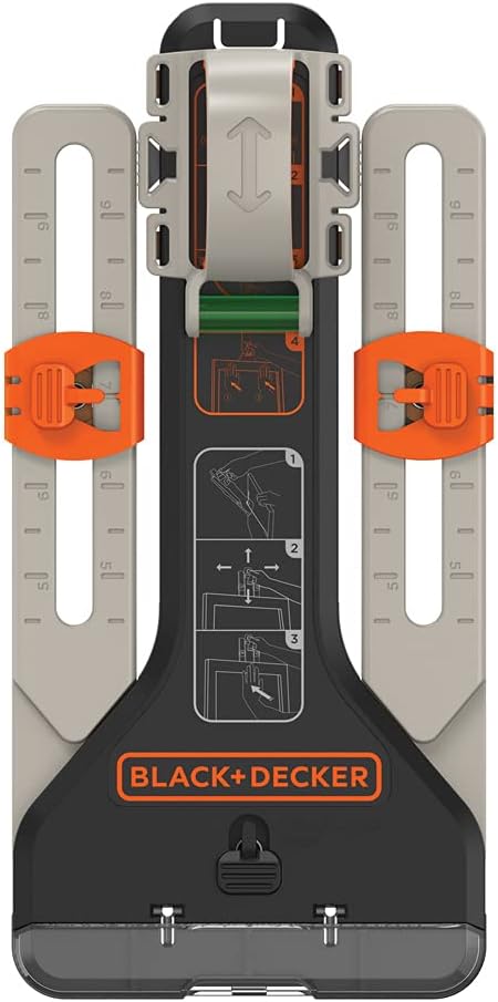 BLACK+DECKER Picture Hanging Kit with MarkIT Tool (BDMKIT101C)
