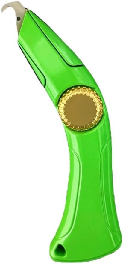 Revolutionary Supreme Leather KnuckleGuard Roofing Knife for Efficiency and Safety - Grey