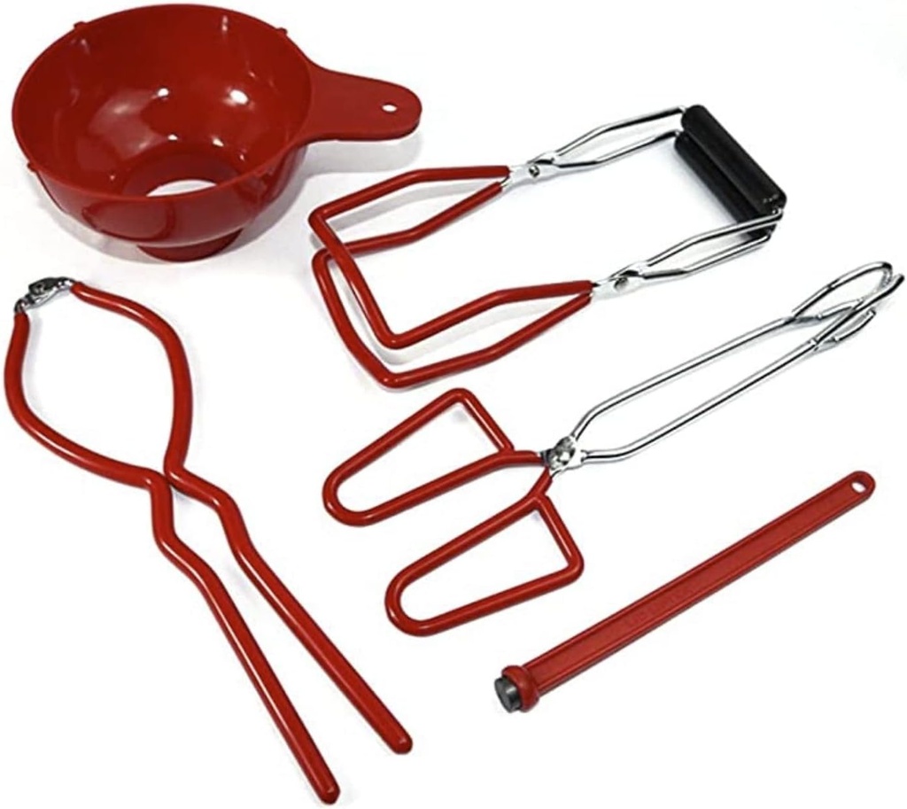 5-Piece Gourmet Edge Home Kitchen Canning Tool Set - Assorted Sizes