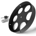 JTemgle 12 Inch Bi-Metal Hole Saw with Quick Change Arbor for Cornhole Boards & Recessed Lights