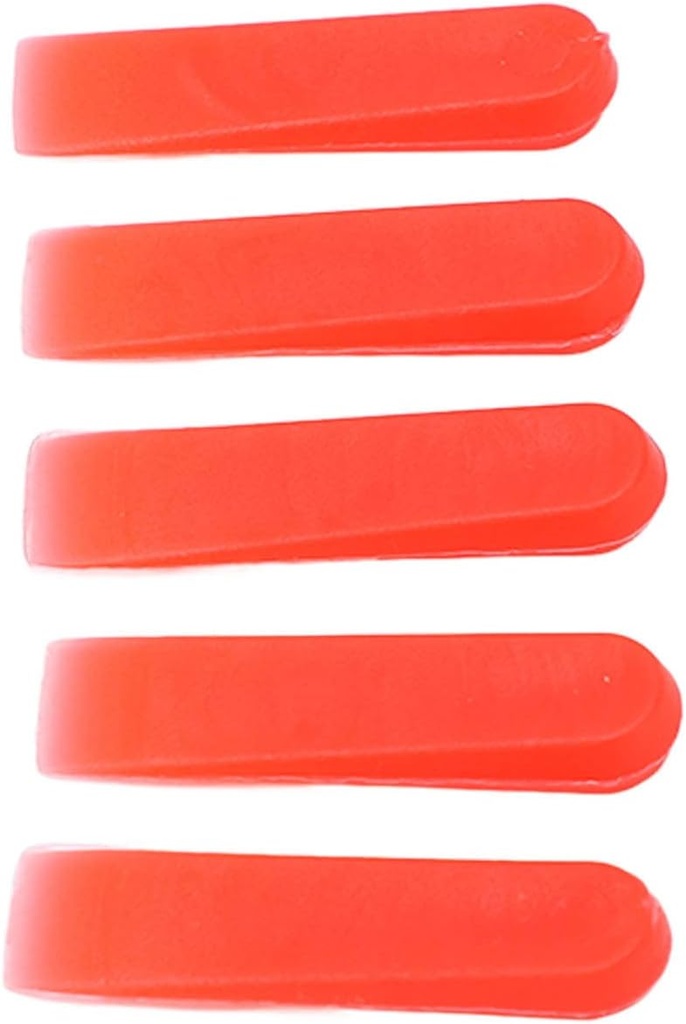 1000Pcs Tile Leveling System with 0.2inch Red Wedges for Porcelain, Ceramics, Marble - Wear Resistant Tiles Leveler Spacers