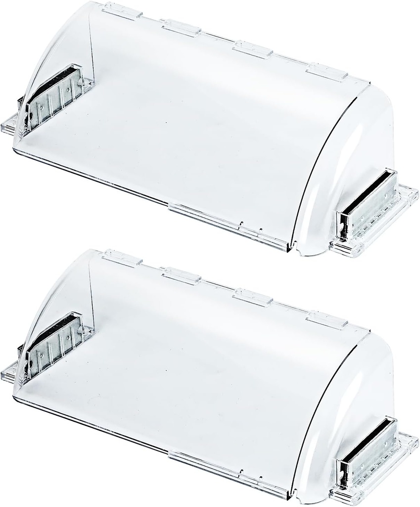 Adjustable Magnetic Air Vent Deflectors - 9" to 15" - Heavy Duty Unbreakable Plastic - Secure Design - 2 Pack - for Home Floor, Sidewall, Ceiling Registers