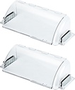 Adjustable Magnetic Air Vent Deflectors - 9" to 15" - Heavy Duty Unbreakable Plastic - Secure Design - 2 Pack - for Home Floor, Sidewall, Ceiling Registers