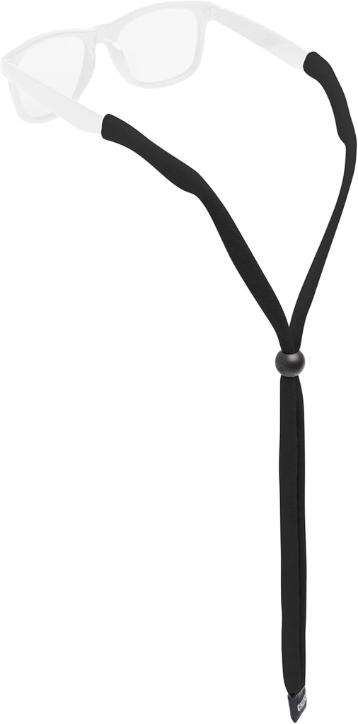 Chums Original Cotton Eyewear Retainer for Sunglasses - Unisex Safety Keeper with Adjustable Fit - Made in USA - Standard-End Size