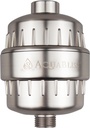 AquaBliss High Output Shower Filter for Healthier Skin, Hair, and Nails - Reduces Dryness, Itchiness, and Eczema - Brushed Nickel SF100-BN